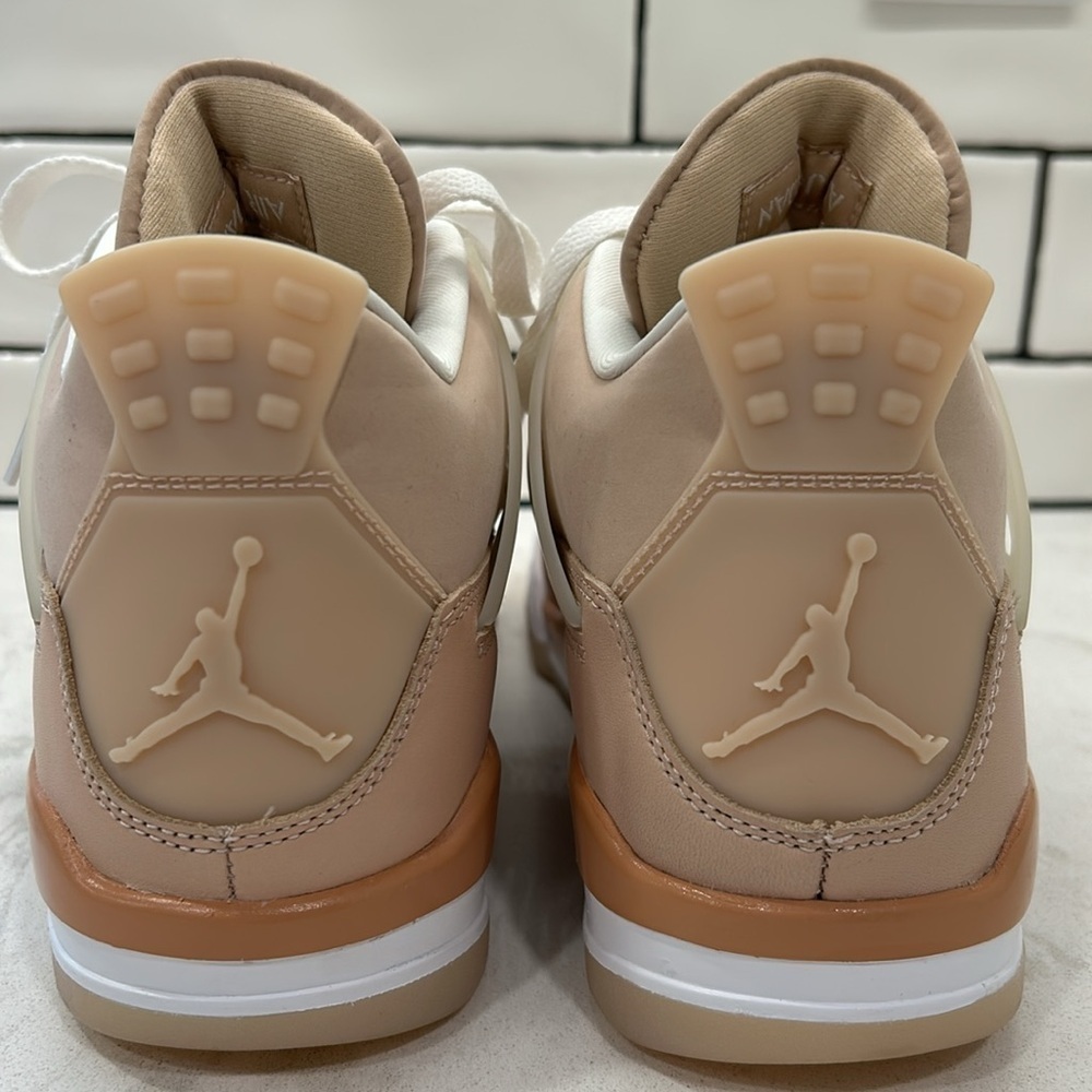 Nike Air Jordan 4 Retro High Top‎ Rose Gold Shimmer 2021 DJ0675-200 - Picture 5 of 16